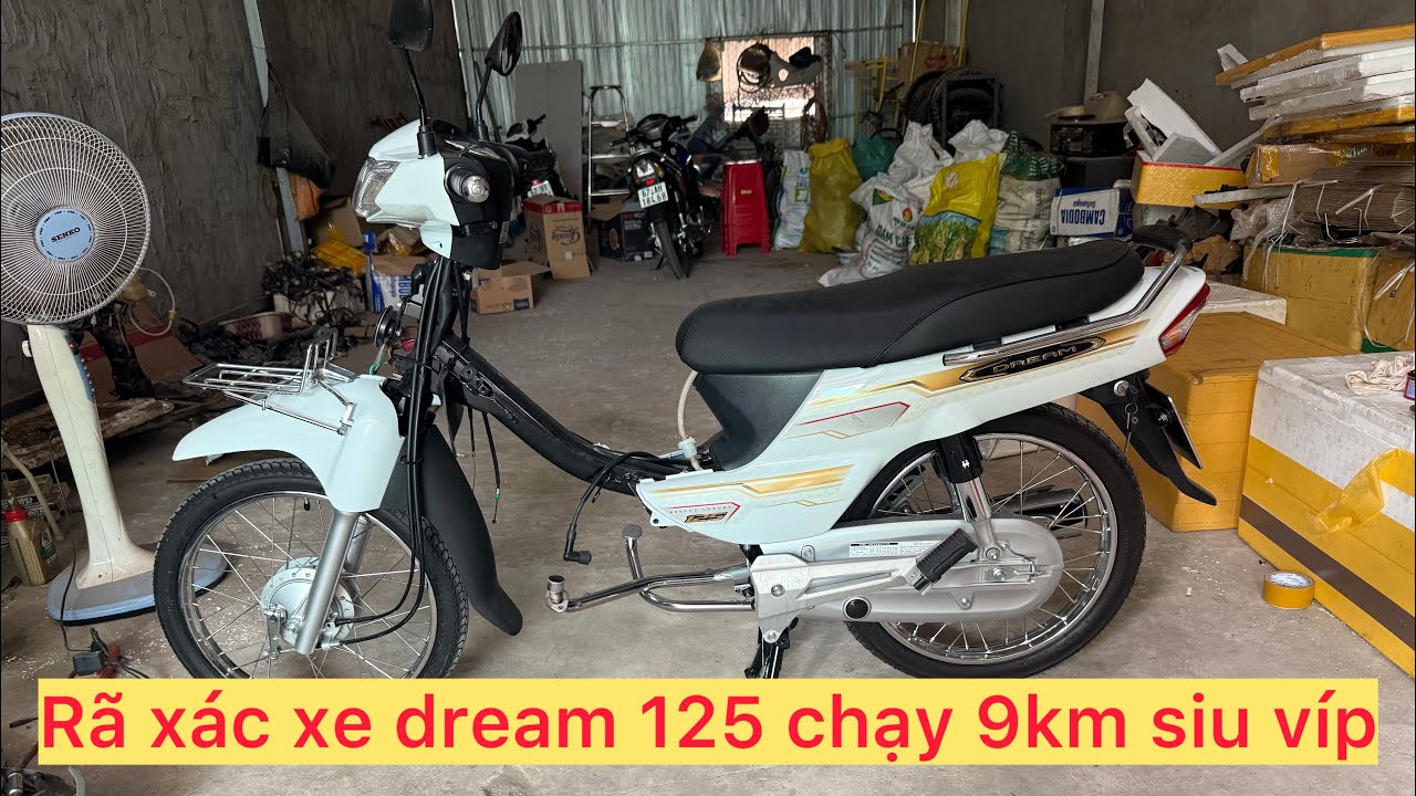 Rã xác xe dream 125 thailan lướt 9km đẹp không tuỳ vết 0339989677.