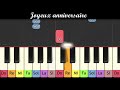 Piano pour enfants  joyeux anniversaire