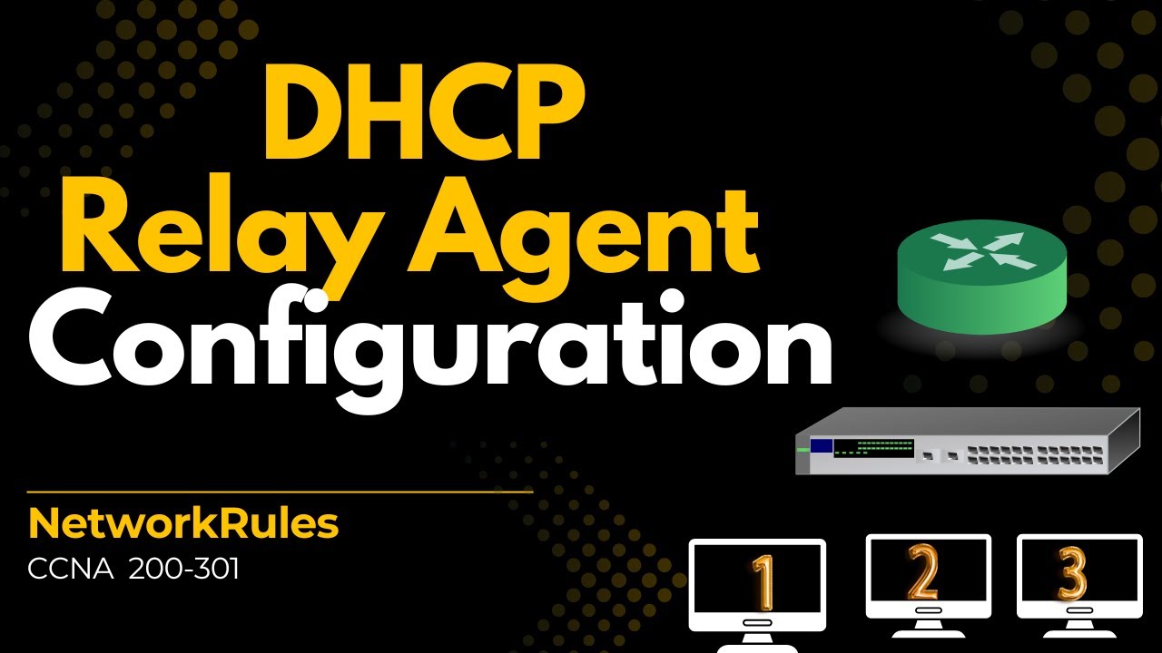 DHCP Relay Agent Configuration Step by Step | CCNA Networking | [Hindi ...