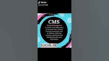 What is a CMS (Control Management System)?
