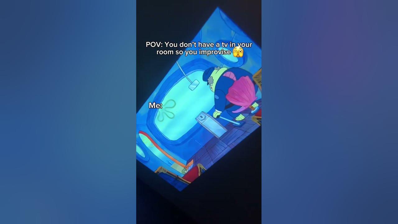 POV you don't have a TV in your room Home Cinema Movie room Home