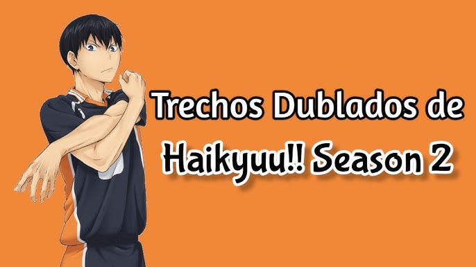 Anime Dublado on X: A dublagem da 1ª temporada de Haikyu!! chega