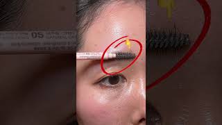 Easy Korean Eyebrow Shaping!! #koreanmakeup #kbeauty #eyebrows #tutorial