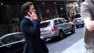 Matt Bomer on set of White Collar 6-10-2011 Matt Bomer on set of White Collar 6-10-2011