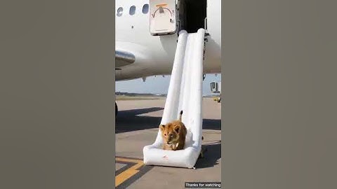 Cub saved the lives of millions of plane passengers 😭 #ai​ #cow​ #rescue​ #plane​