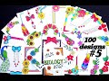 100 Beautiful Border Designs/ Different Border designs on paper for project work/Physics and Biology