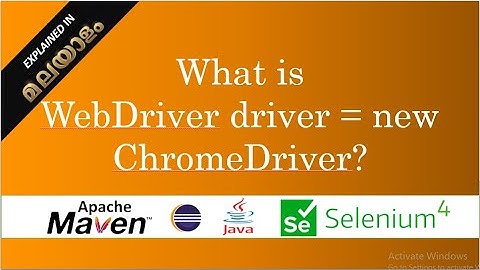 #6 - What is WebDriver driver= new ChromeDriver();? | Let