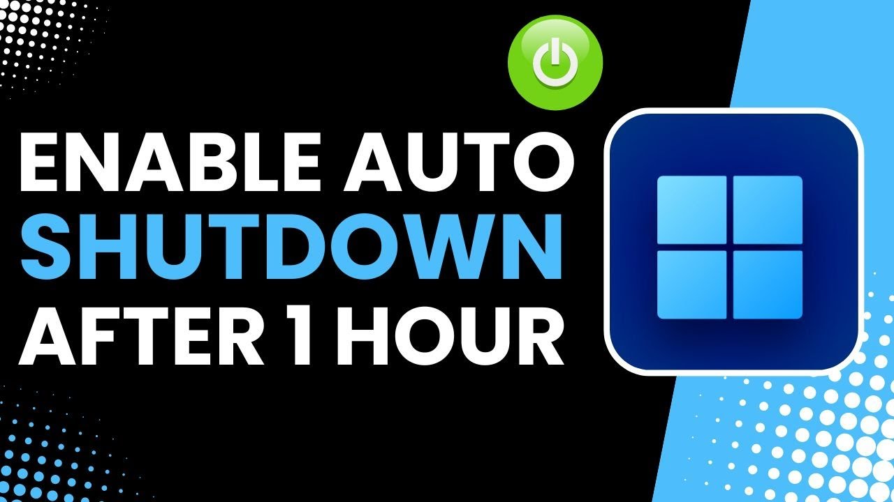 Shutdown Computer After 1 Hour