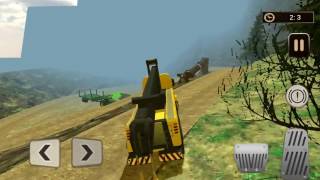 Log Transporter Tractor Crane - E03, Android GamePlay HD screenshot 5
