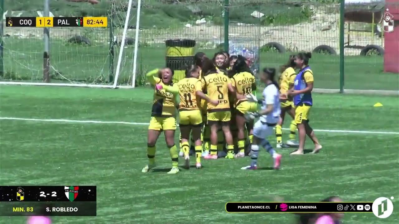 #GolesP11 Coquimbo U. 2-2 Palestino (3-2 global) Cuartos Vuelta Playoffs Liga Femenina 03-10-2026