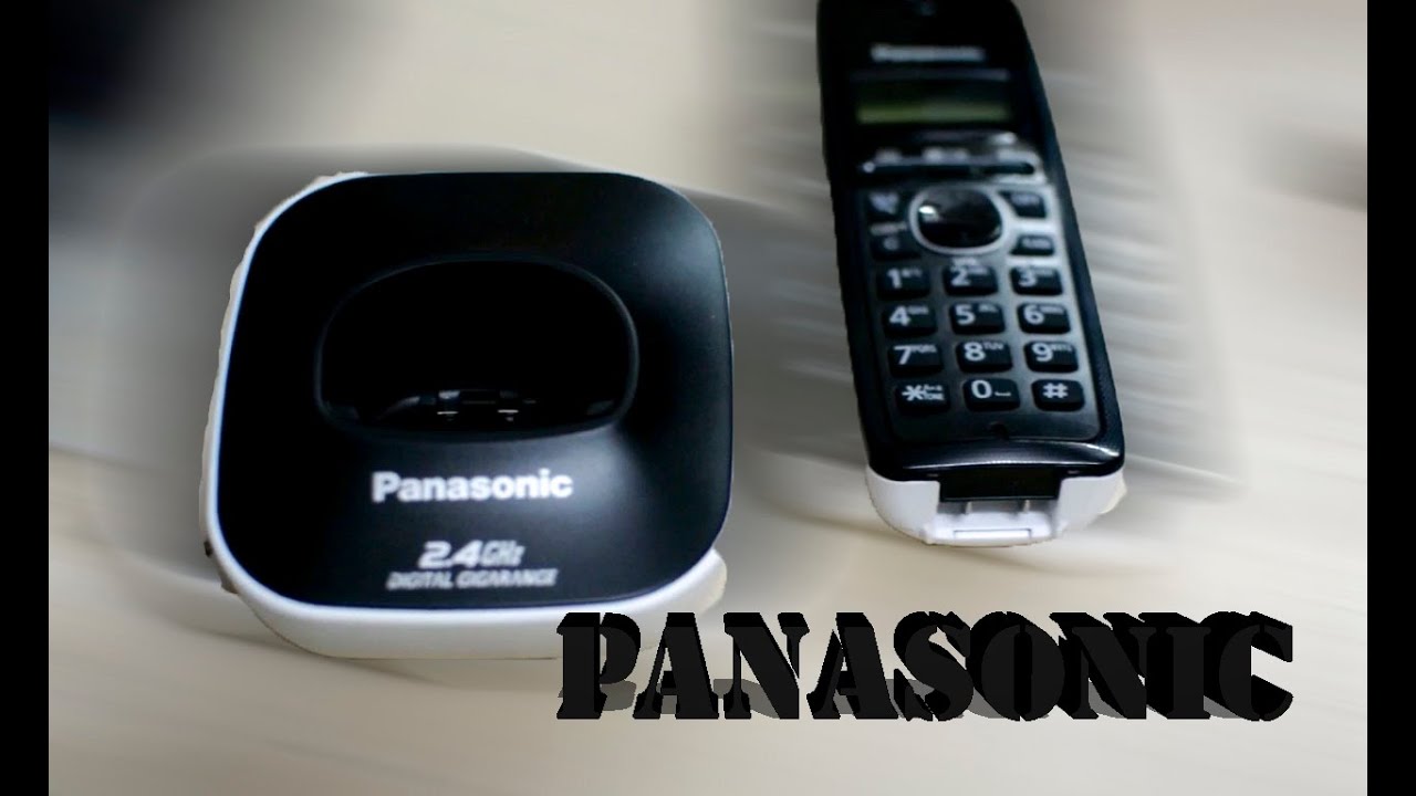 panasonic KX 3411 cordless phone YouTube