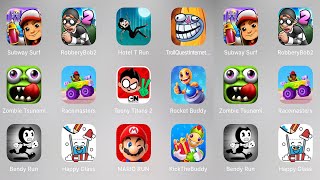 Subway Surf,Robbery Bob 2,Hotel T Run,Troll Quest Internet,Zombie Tsunami,Racemasters,Teeny Titans 2 screenshot 2