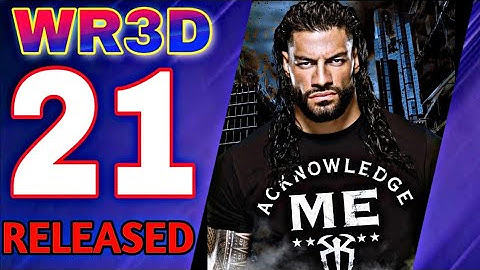 Wr3d 2k21 V3 Lite Version Released With Many Features ! New Moves And Taunts || HD Textures ||