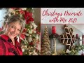 CHRISTMAS DECORATE WITH ME 2021/RUSTIC FARMHOUSE CHRISTMAS DECOR