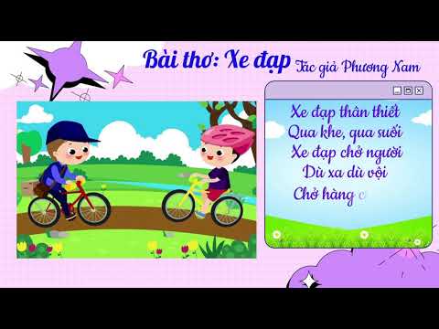 Video Bài thơ - Xe đạp: Lớp nhà trẻ Mickey - youtube