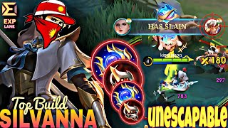 EPIC ENDED EVER 🤣🤣 | SILVANNA GAMEPLAY 2024 | SILVANNA BEST BUILD 2024 #mlbb