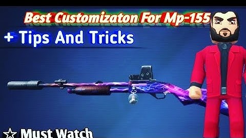 Kuboom|Best Customisation for MP-155 Gun + Tips And Tricks for MP-155 Gun (Gun Tips n Tricks P1)