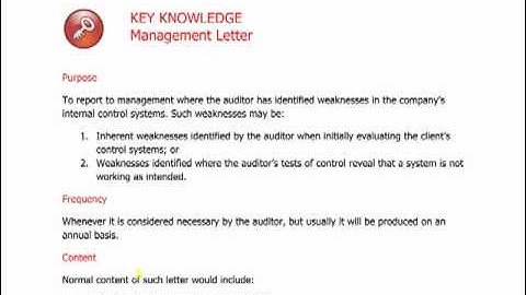 ACCA F8INT - 3. Audit Letters