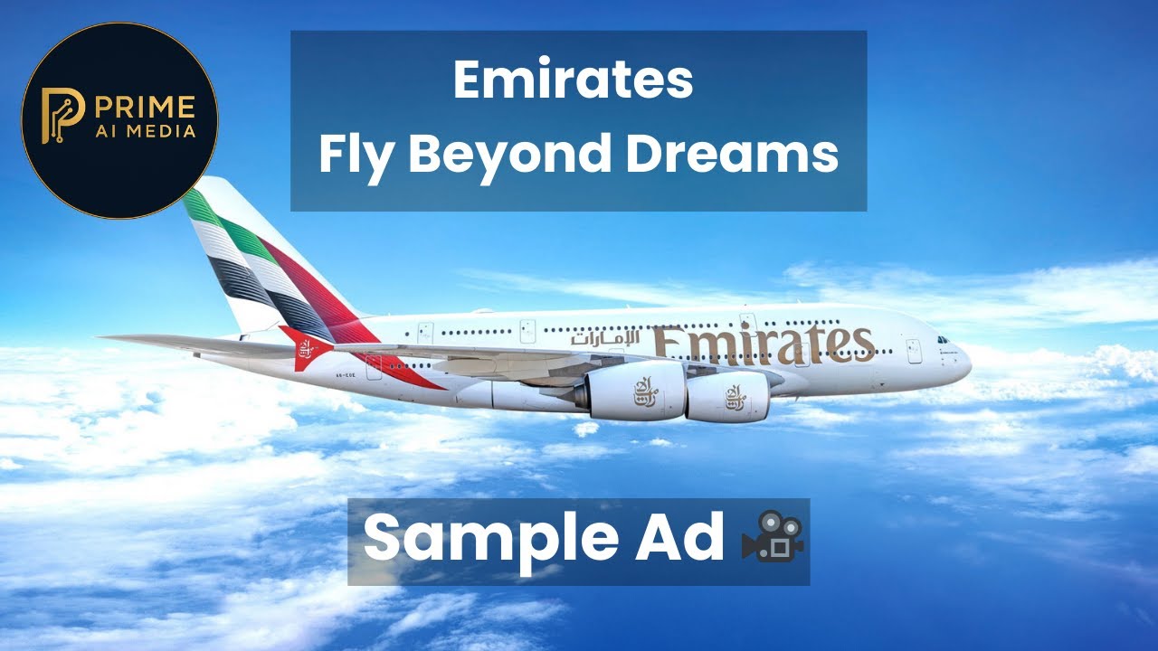 Emirates Airlines | Fly Beyond Dreams | Cinematic Ad by Prime AI Media