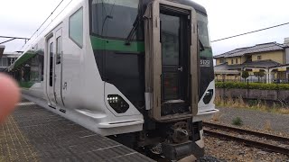 佐野駅で録ったE257系の臨時列車