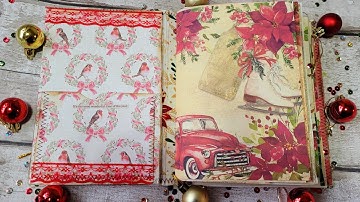CHRISTMAS JOURNAL | Midori Style Binding