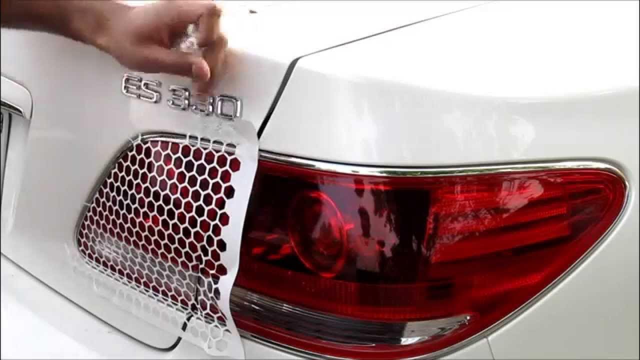 Vinyl Tail Light Wrap YouTube