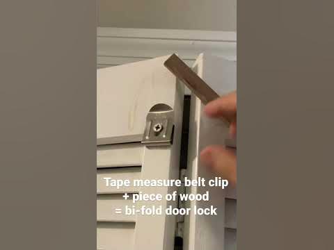 Super simple bi-fold door lock 