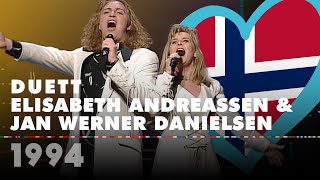 DUETT - ELISABETH ANDREASSEN & JAN WERNER DANIELSEN (Norway 1994 – Eurovision Song Contest HD)