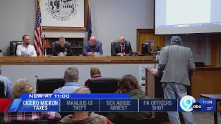 Town of Cicero has issue with Micron tax breaks