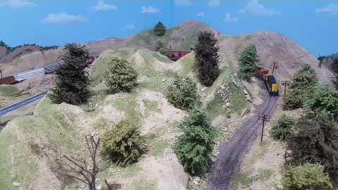 Caliente and Tehachapi Loop on 2 Hollow Core Doors