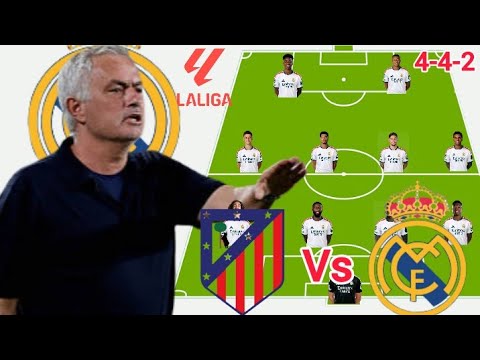 Video Atletico Madrid Vs Real Madrid Potential 4-4-2 Line up in Laliga Jornada 7 Season 2026/2027