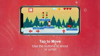 Santa Frozen Run : Mobile app game trailer screenshot 5