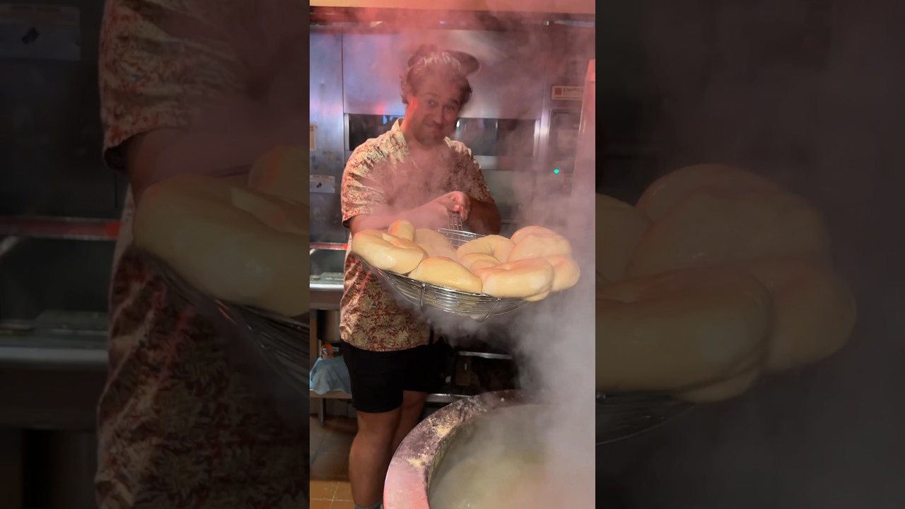 Part 1 of 3: ALL OUT at one of our FAVORITE BAGEL SHOPS in NYC! (Best Bagel & Coffee) 