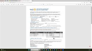 How to complete the online RI prefilled multiple TRF donation form