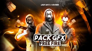 PACK GFX FREE FIRE ACTUALIZADO 2020 / KRONER x LEGIT ARTZ (PC Y ANDROID)