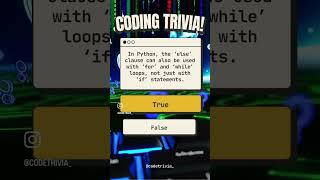 Test your Python skills with trivia questions!!