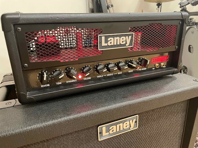 Laney Ironheart IRT15H + 112 Cab & Footswitch - YouTube 