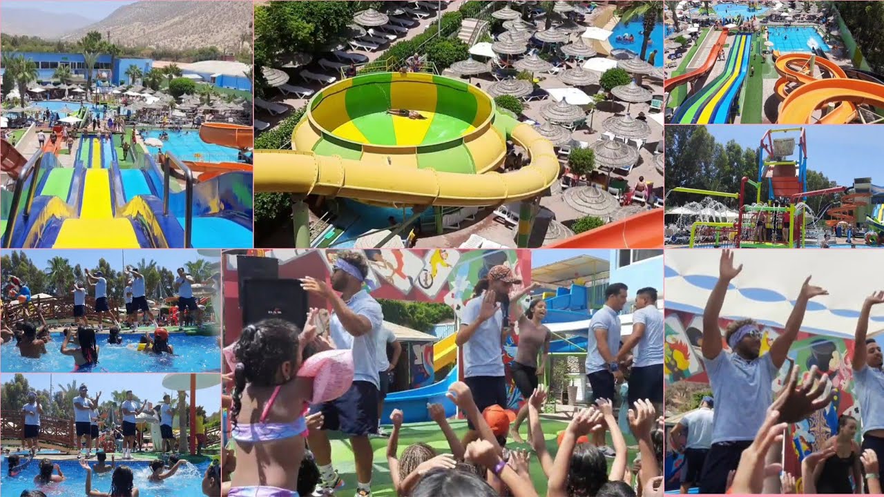 Atlantica parc imi ouaddar مسبح أكوا بارك أكادير امي ودار المعلومات والمكان+ الأثمنة #أطلانتيكا_بارك