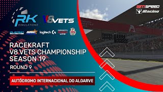 iRacing // RaceKraft V8 Vets Championship // Season 19 // Round 9 at Algarve (Portimão)