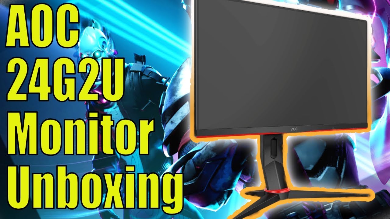 Aoc 24g2u Unboxing 144hz Ips Gaming Monitor Youtube