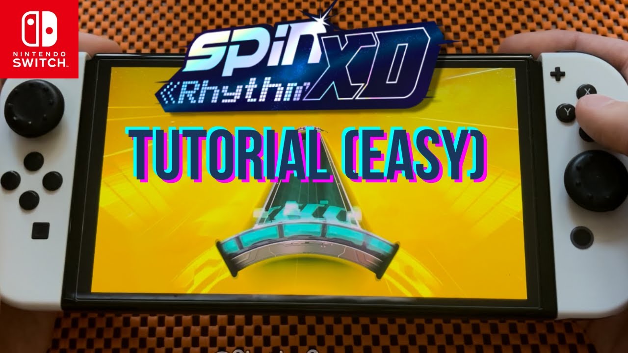 FirstLook/Gameplay Spin Rhythm XD on Nintendo Switch (Handcam) | Tutorial (Easy)