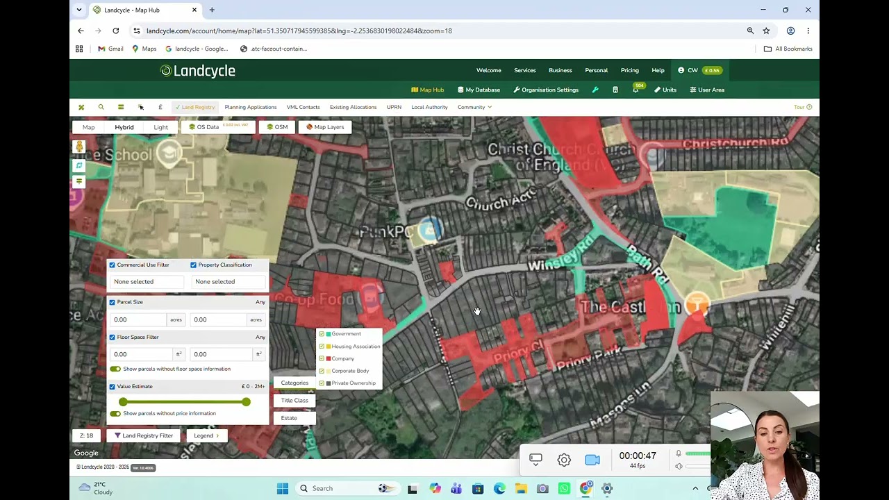 Land Registry Map
