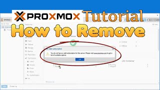 Cara menghilangkan (do you have valid subscription notification for this server proxmox)