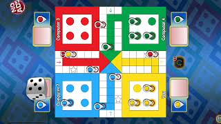 Ludo Game play !! Ludo Game play in 4 player !! Ludo king 👑