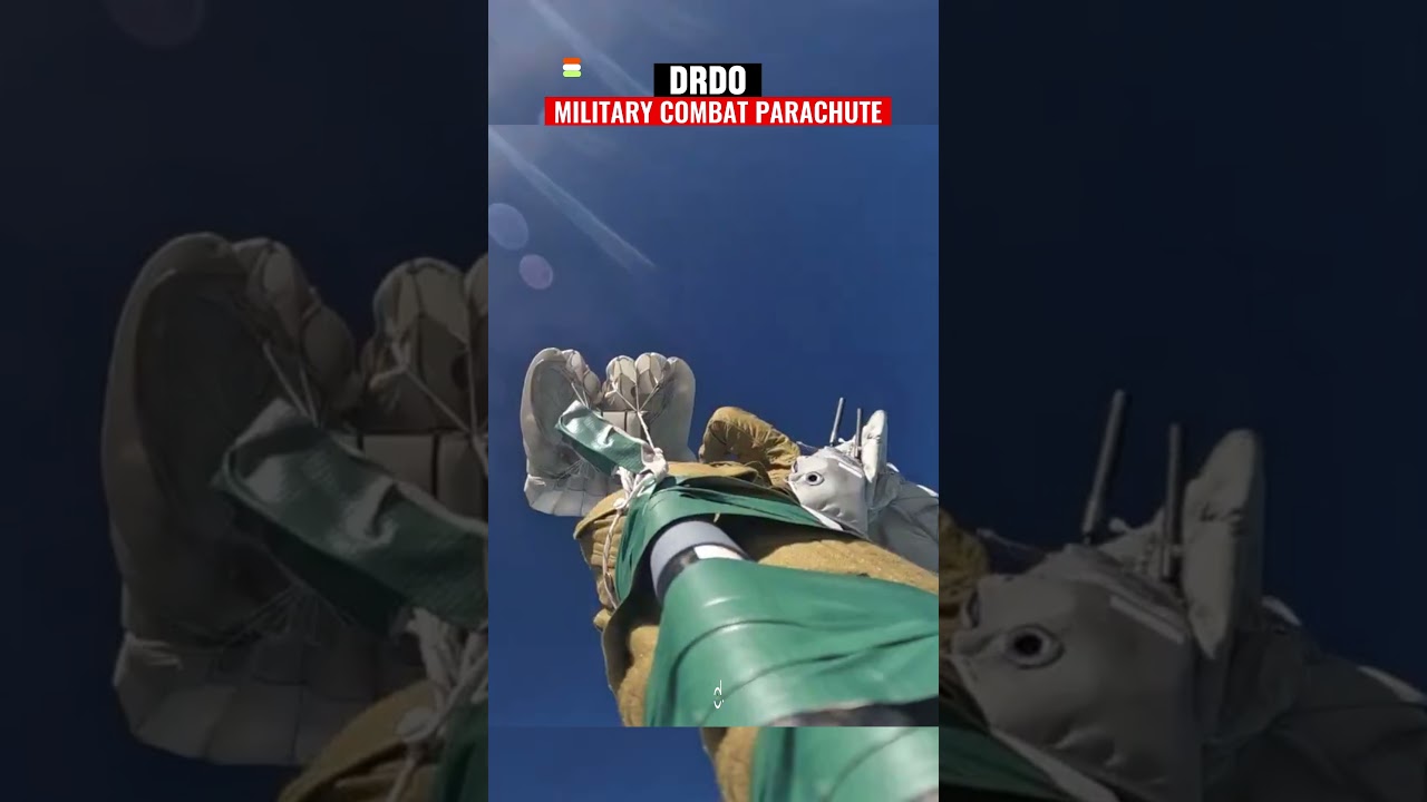 DRDO Tests Military Combat Parachute at 32,000 ft! 🪂 