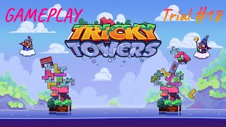 Tricky Towers Trial 18 Gameplay #trickytowers
