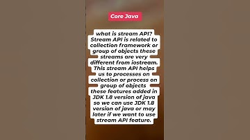 "Understanding Stream API in Java: A Powerful Tool for Processing Collections"