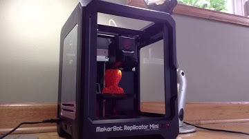 Makerbot replicator mini timelapse: Owl