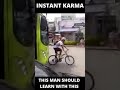 INSTANT KARMA ROAD RAGE BUS VS MAN