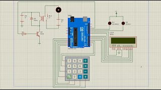 How to simulate the open door pass key in proteus using arduino